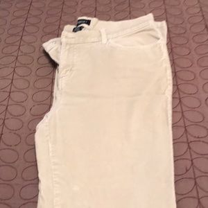 Ladies Beige  Corduroy Pants